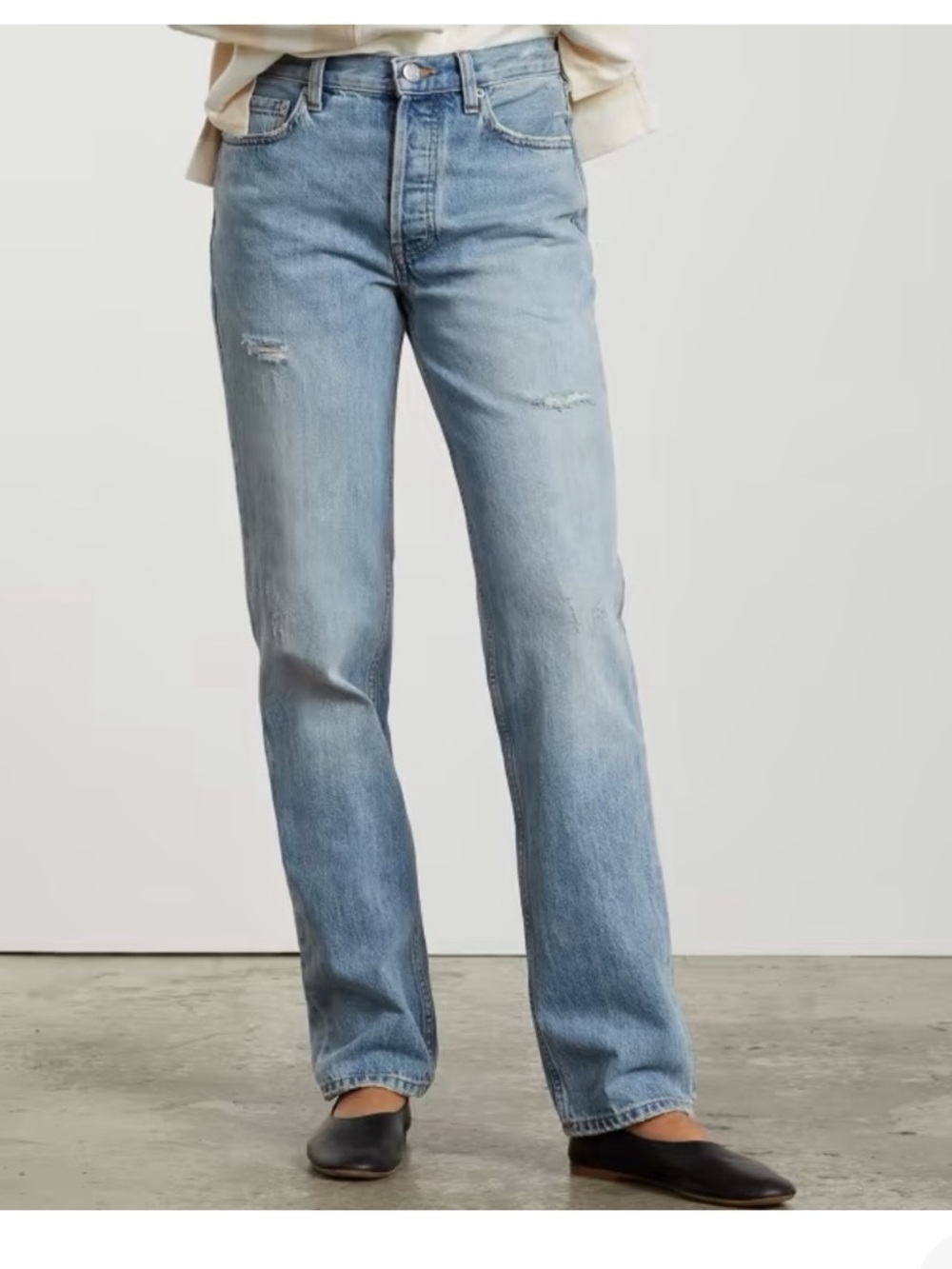 Everlane Light Blue Straight-Leg “For Everybody “Jeans size 12-14